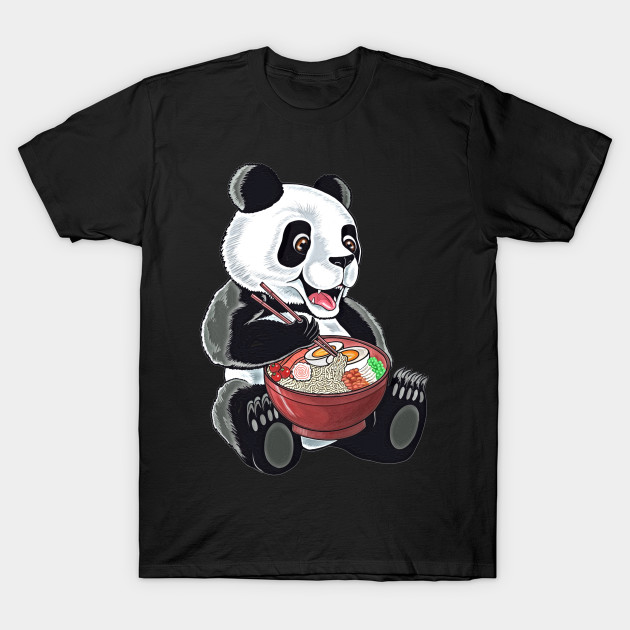 Panda,panda eats ramen,ramen lover,panda lover by Artardishop